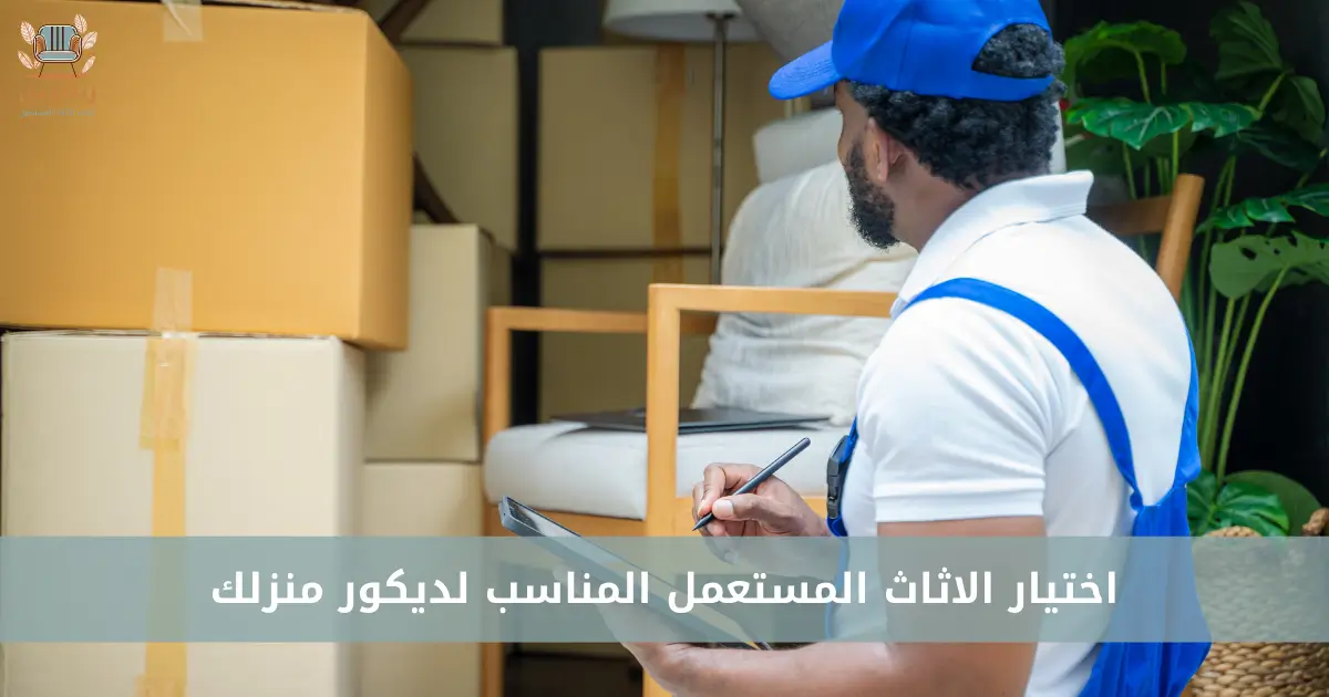 لشراء الاثاث المستعمل المناسب لديكور منزلك